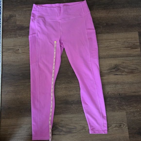 Fabletics Pants - Fabletics Pink High-Waisted Leggings